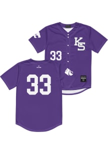Carson Seymour  K-State Wildcats Mens Purple NIL Baseball Jersey