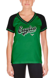 New Era Philadelphia Eagles Womens Kelly Green Gameday Short Sleeve T-Shirt