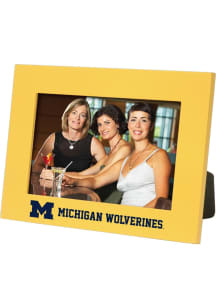 Michigan Wolverines Color Plus Picture Frame - Yellow