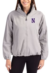 Cutter and Buck Northwestern Wildcats Womens Purple Charter Eco Light Weight Jacket