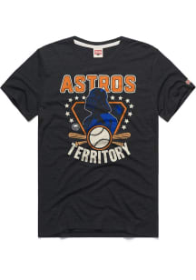 Homage Houston Astros Black Star Wars Dark Side Short Sleeve Fashion T Shirt