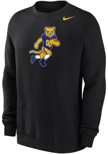 Nike Pitt Panthers Mens Black Football Football Roc Club Fleece Long Sleeve Crew Sweatshirt