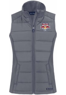Cutter and Buck New York Red Bulls Womens Graphite Evoke Vest