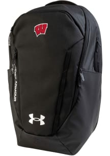 Under Armour Wisconsin Badgers Black No Weigh Backpack