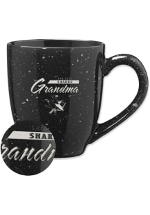 San Jose Sharks Grandma 16oz Speckle Ceramic Mug - Black