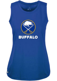 Levelwear Buffalo Sabres Womens Blue Macy Home Turf Tank Top