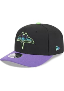 New Era Tampa Bay Rays City Connect 9SEVENTY Stretch Snap Adjustable Hat - Black