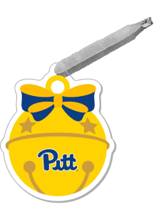 Pitt Panthers Bow Bell Ornament - Blue