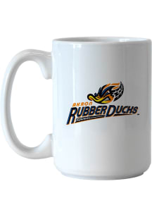 Akron RubberDucks 15oz Gameday Sublimated Ceramic Mug - White