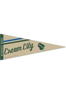 Milwaukee Bucks 2025 City Edition 12x30 Pennant - Green