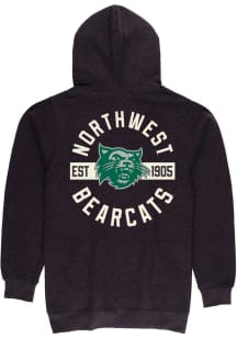 Summit Sportswear Northwest Missouri State Bearcats Mens Grey Front Back Long Sleeve Full Zip Jack..