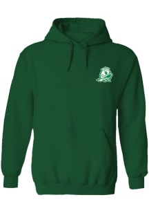 Vive La Fete Oregon Ducks Womens Green Impressions Hooded Sweatshirt