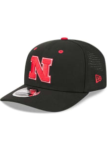 New Era Nebraska Cornhuskers NCAA Replica 9SEVENTY Stretch Snap Adjustable Hat - Black
