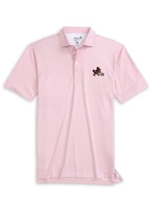 Johnnie O Iowa State Cyclones Mens Cardinal Lyndonn Vault CY Short Sleeve Fashion Polo