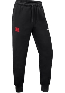 Nike Rutgers Scarlet Knights Mens Black Club Fleece Sweatpants
