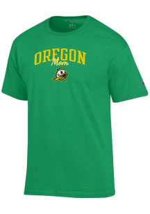 Champion Oregon Ducks Green Mom Script Jersey Short Sleeve T Shirt