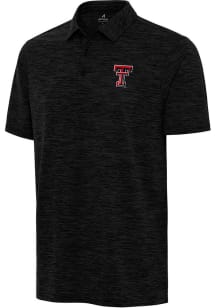 Antigua Texas Tech Red Raiders Mens Black Eternal Short Sleeve Polo