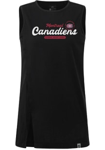 Levelwear Montreal Canadiens Womens Black Influx Monument Tank Top