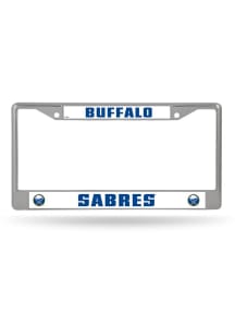 Buffalo Sabres Premium Chrome License Plate Frame - Silver
