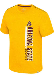 Colosseum Arizona State Sun Devils Gold Gom Jabbar Short Sleeve T Shirt