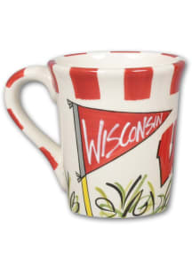 Wisconsin Badgers Pennant Ceramic Mug -