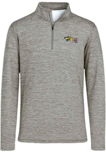 Drexel Dragons Toddler Grey Matthew Long Sleeve Qtr Zip