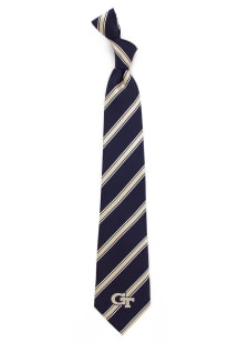 GA Tech Yellow Jackets Poly Stripe Mens Tie