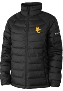 Columbia Baylor Bears Womens Black Powder Lite Heavy Weight Jacket