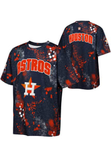 Houston Astros Youth Navy Blue Stadium Lights Short Sleeve T-Shirt