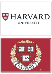 Harvard Crimson 2pk 2x3 Rectangle Magnet