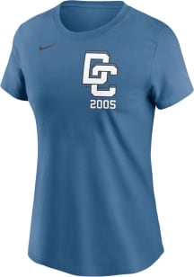 Nike Washington Nationals Womens Blue City Connect Short Sleeve T-Shirt