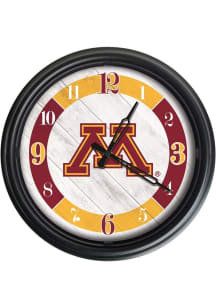 Minnesota Golden Gophers Outdoor LED Wall Clock