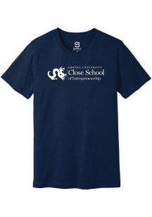 Summit Sportswear Drexel Dragons Navy Blue Charles D. Close School of Entrepreneurship Short Sleev..