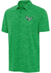 Antigua Philadelphia Eagles Mens Midnight Green Eternal Short Sleeve Polo