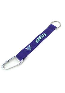 Charlotte Hornets Carabiner Keychain - Teal