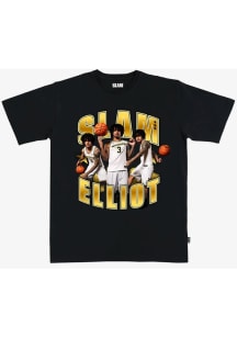 Elliot Cadeau Michigan Wolverines Black Remix Elliot Cadeau Short Sleeve Fashion Player T Shirt