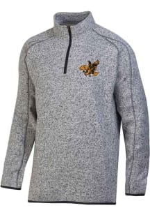 Champion Iowa Hawkeyes Mens Grey Arctic Fleece Long Sleeve Qtr Zip Pullover