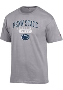 Champion Penn State Nittany Lions Grey Class of 2027 Jersey Short Sleeve T Shirt