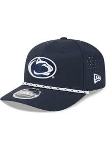 New Era Penn State Nittany Lions Perf Rope 9SEVENTY Stretch Snap Adjustable Hat - Navy Blue