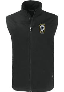 Cutter and Buck Columbus Crew Mens Black Charter Sleeveless Jacket