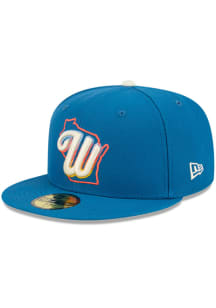 New Era Milwaukee Brewers Blue Jr City Connect 59FIFTY Youth Fitted Hat