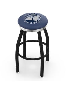 Georgetown Hoyas Chrome Seat Pub Stool - Black