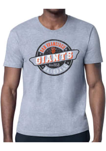 Starter San Francisco Giants Grey Route 66 Short Sleeve T Shirt