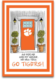 Clemson Tigers 2-Sided Garden Flag - Orange