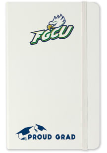 Florida Gulf Coast Eagles Proud Grad Notebook - White