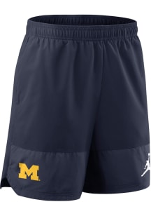 Nike Michigan Wolverines Youth Navy Blue Team Logo Shorts