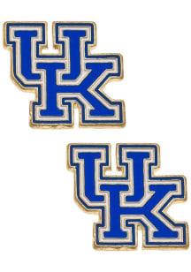 Kentucky Wildcats Enamel Logo Stud Womens Earrings