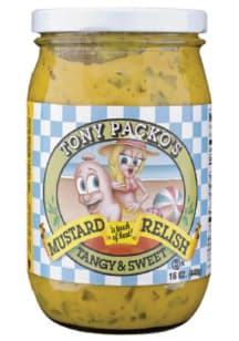 Toledo Tony Packo Mustard Relish 16oz Sauces