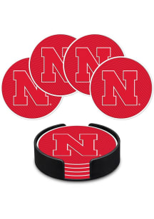 Nebraska Cornhuskers 4 Pack Coaster - Red