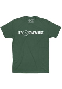 Obvious Shirts Chicago Green It's 1:20 Somewhere Short Sleeve Fashion T Shirt